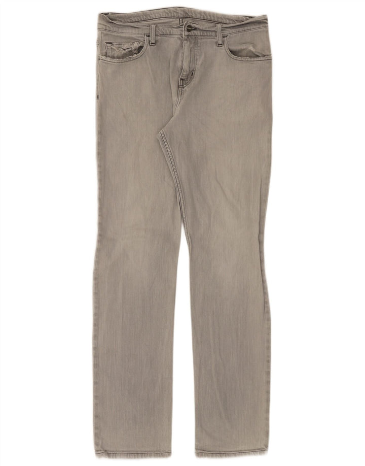 Мужские прямые джинсы Carhartt W34 L34 серые, хлопок