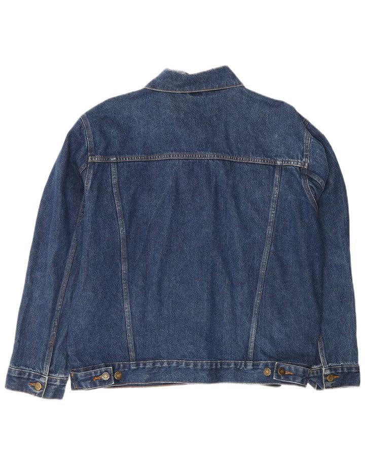 Мужская джинсовая куртка DENIM STYLE UK 40, большой синий хлопок