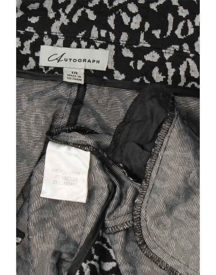 Женский пиджак Marks & Spencer Autograph с рукавом 3/4, Великобритания 18 XL, черный