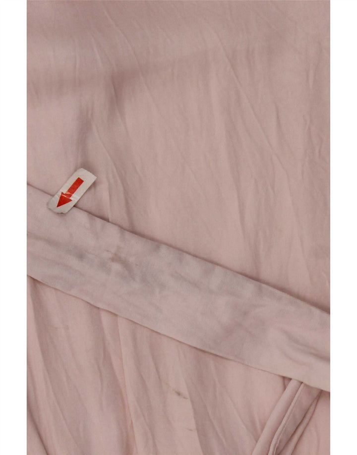 Женское платье с запахом Zara UK 10, маленькое розовое, вискоза