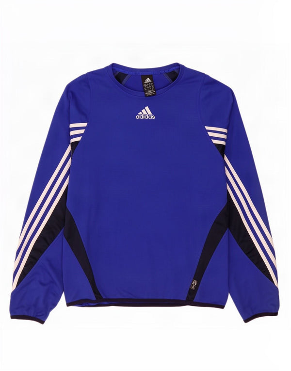 Мужской топ Adidas Climawarm с длинным рукавом UK 40/42, средний темно-синий, цветной блок