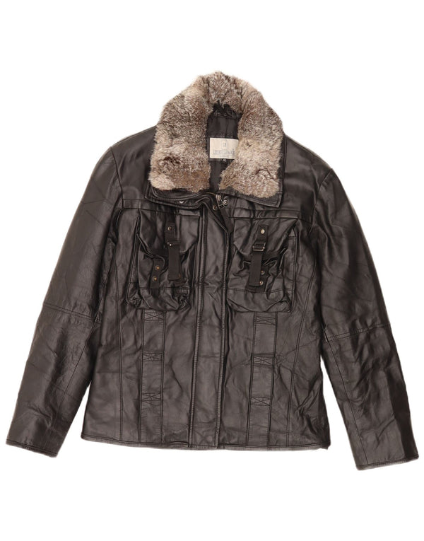 Женская кожаная куртка Lesboulevards IT 42 Medium Black Leather