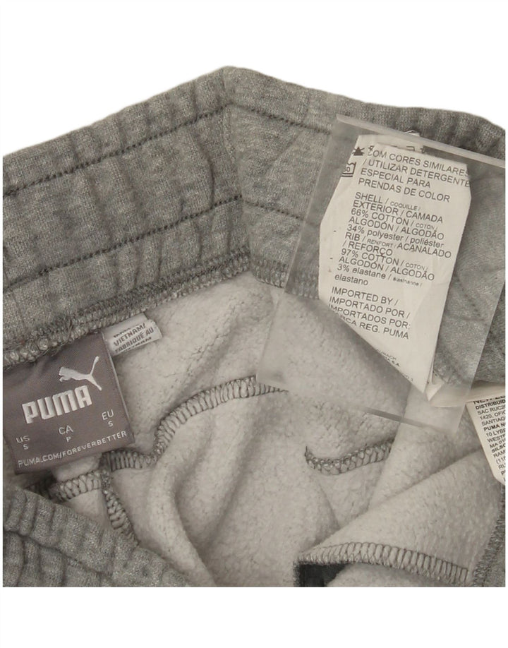 Мужские спортивные брюки с графическим рисунком PUMA, маленькие серые хлопковые брюки для бега