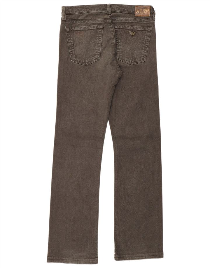 Женские прямые джинсы ARMANI W26 L29 Хаки, хлопок