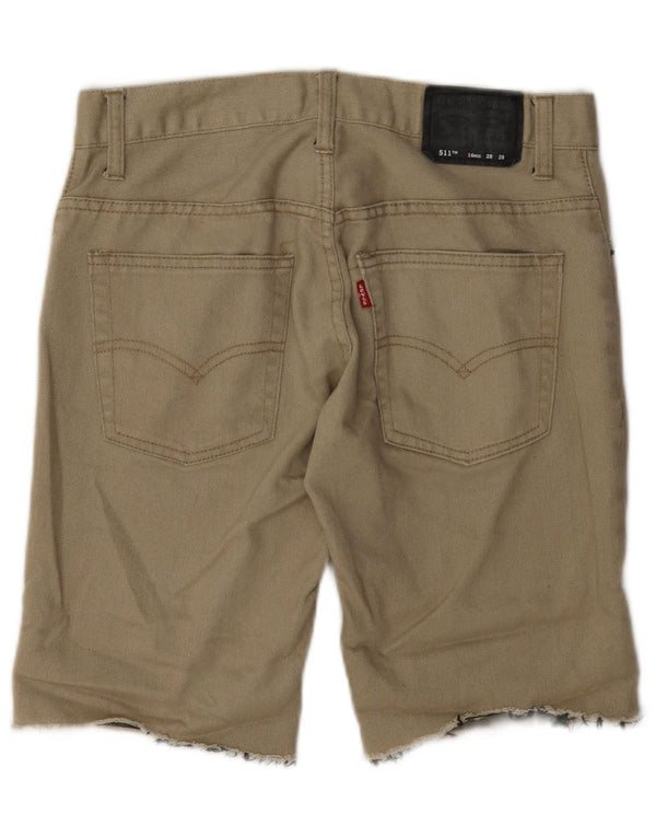 Джинсовые шорты Levi's Boys 511 15–16 лет W28, хлопок цвета хаки