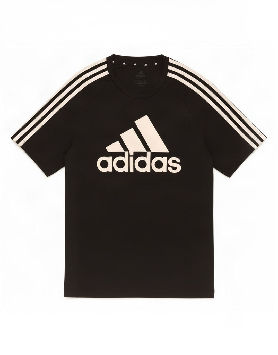 Мужская футболка Adidas Aeroready с рисунком, маленький черный полиэстер