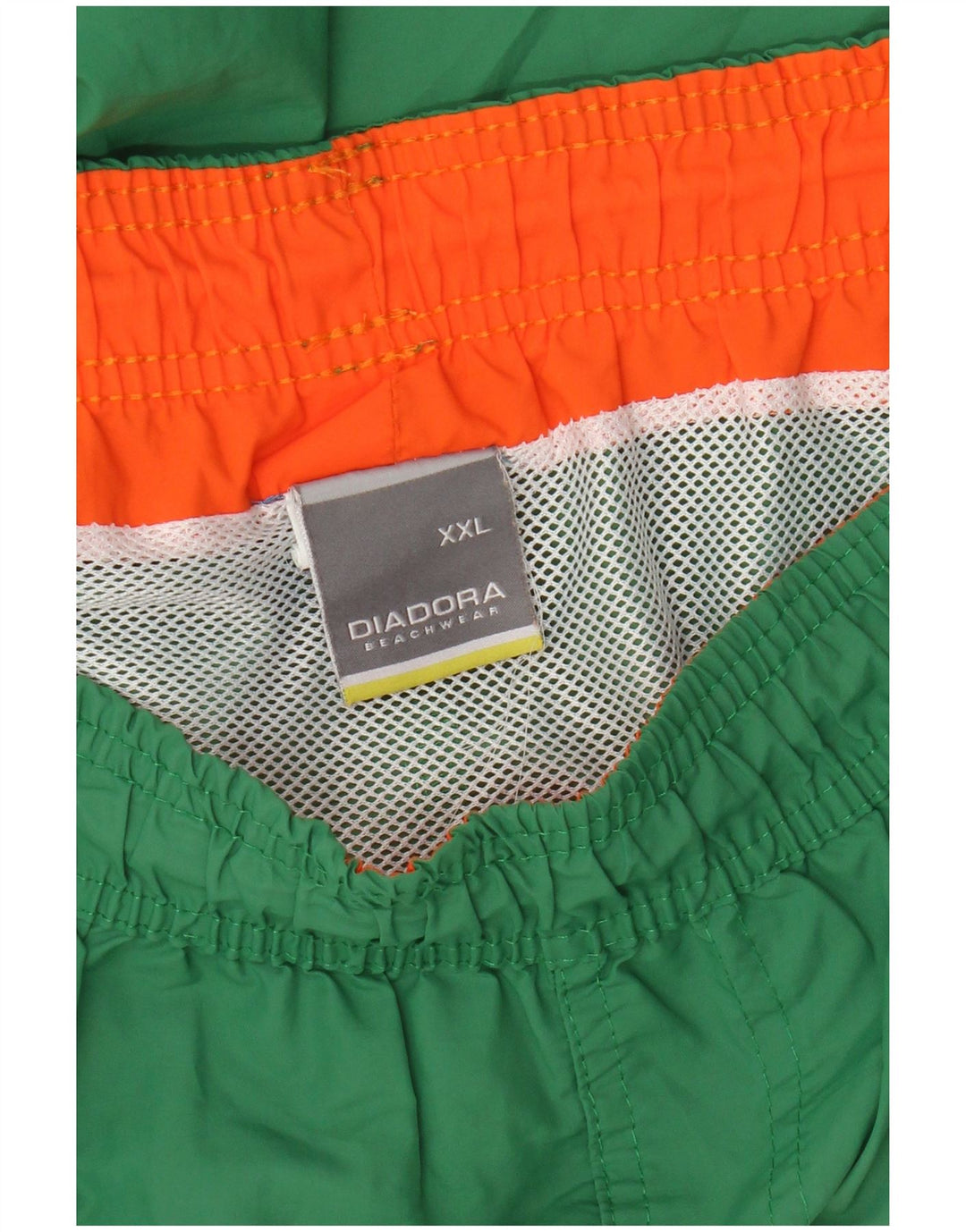 Мужские шорты для плавания Diadora 2XL, зеленый полиэстер