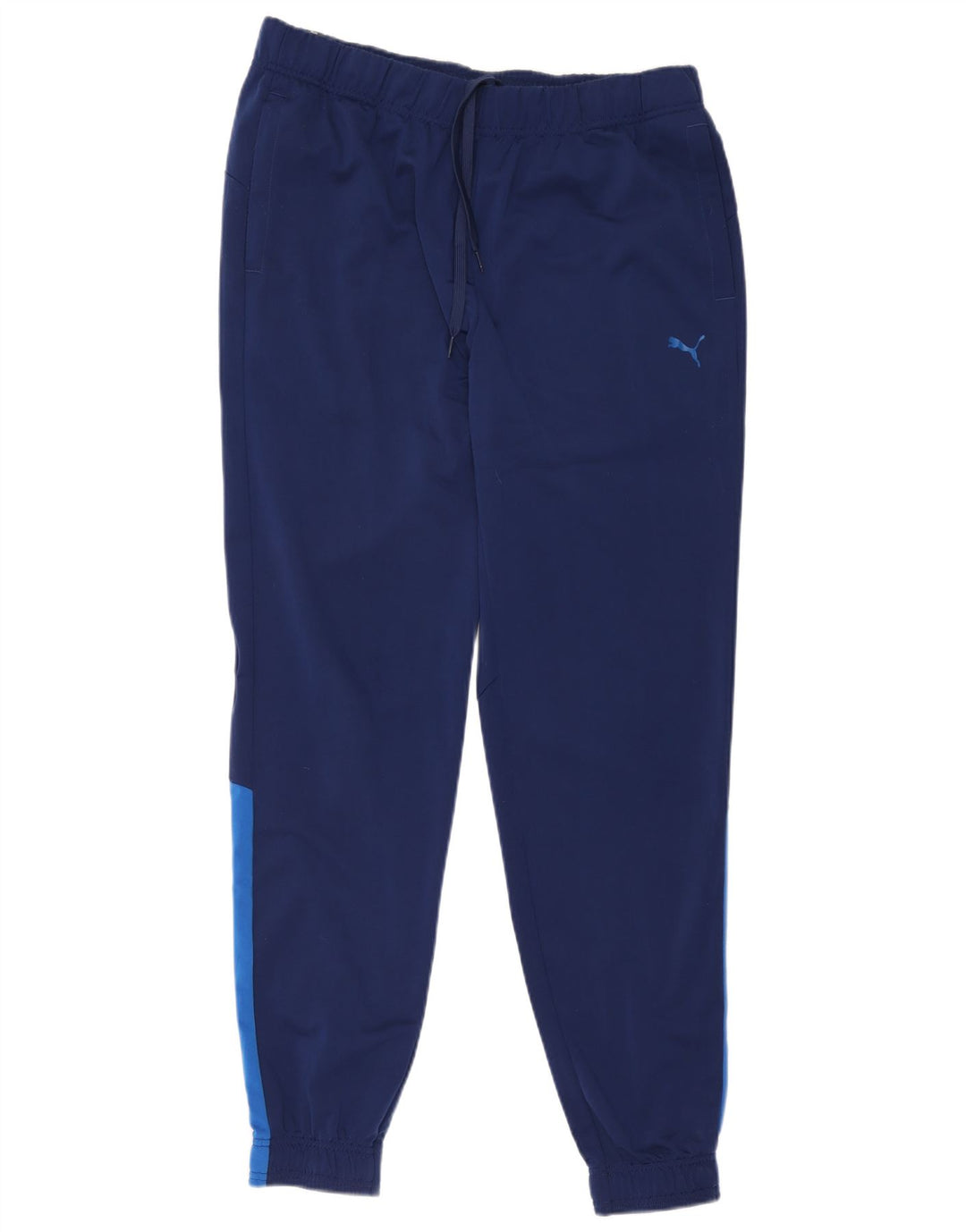 Мужские спортивные брюки Puma Joggers XL синие, полиэстер с цветными блоками