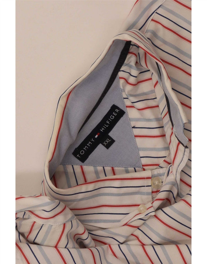 Мужская рубашка Tommy Hilfiger 2XL в белую полоску