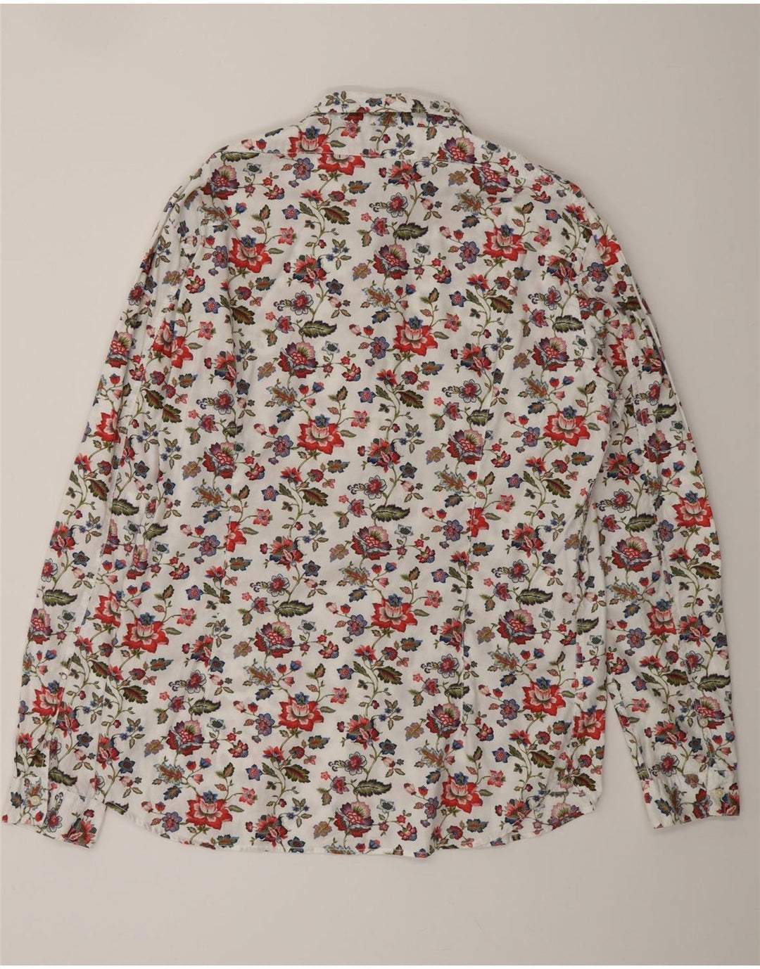 Мужская рубашка REPLAY XL, разноцветный хлопок с цветочным принтом