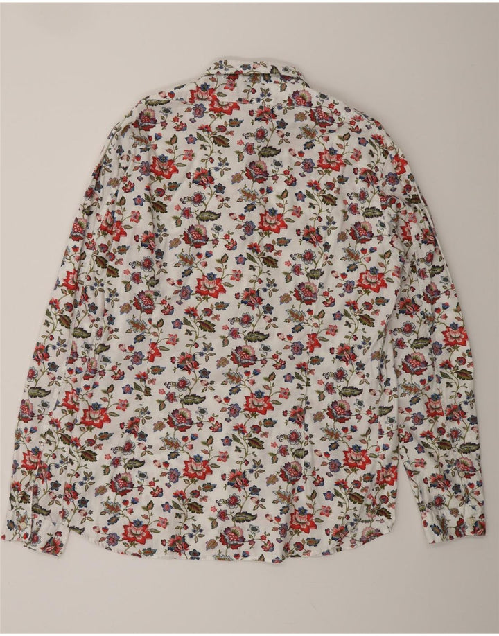 Мужская рубашка REPLAY XL, разноцветный хлопок с цветочным принтом