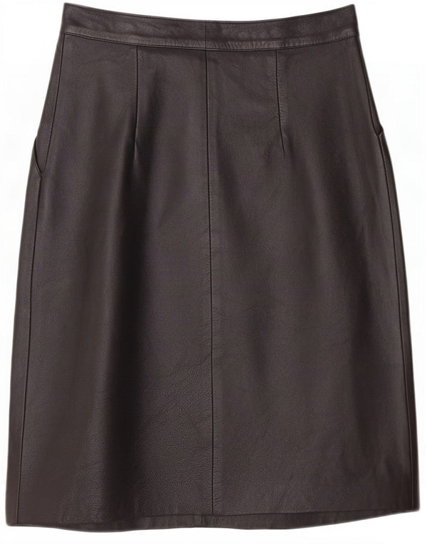 Юбка женская кожаная Maxime IT 42 Medium W26 Черная