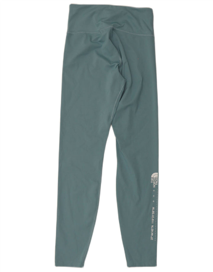 Женские леггинсы с рисунком The North Face UK 12, средний синий полиэстер