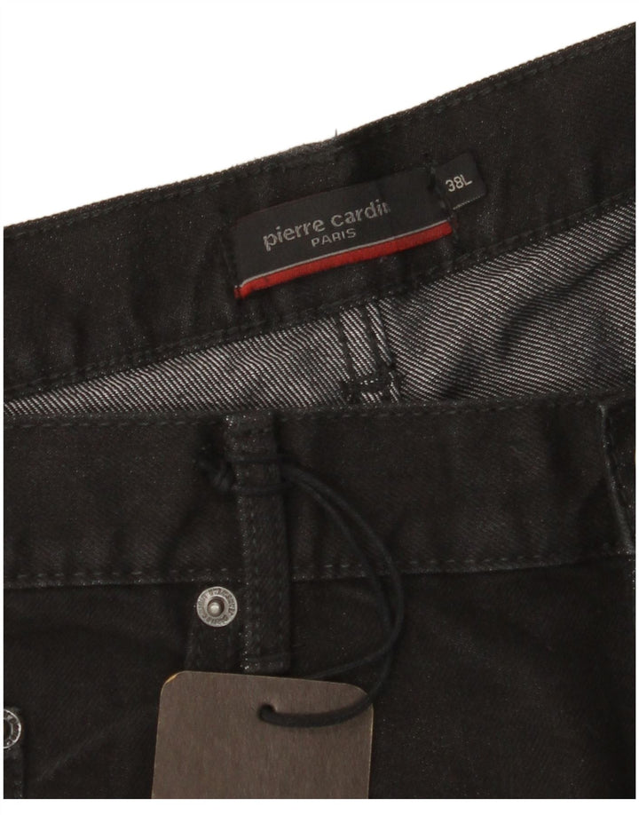Мужские прямые джинсы PIERRE CARDIN Paris W38 L34, черный хлопок