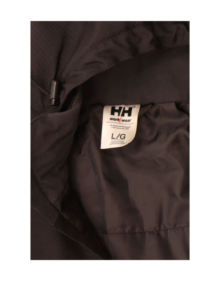 Мужская ветровка с рисунком Helly Hansen UK 40, большая коричневая с цветными блоками