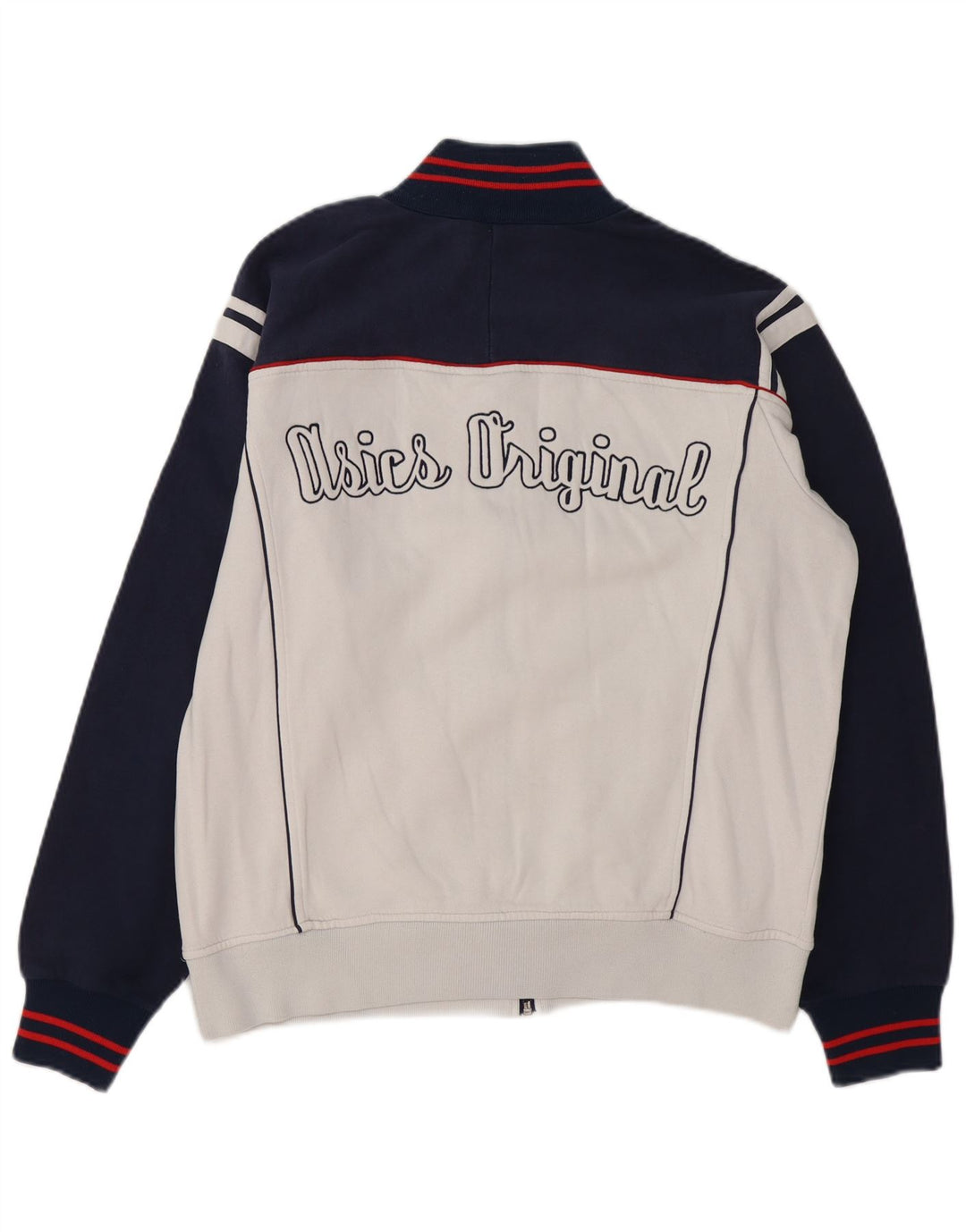 Мужской спортивный костюм ASICS с графическим рисунком, большая белая куртка с цветными блоками