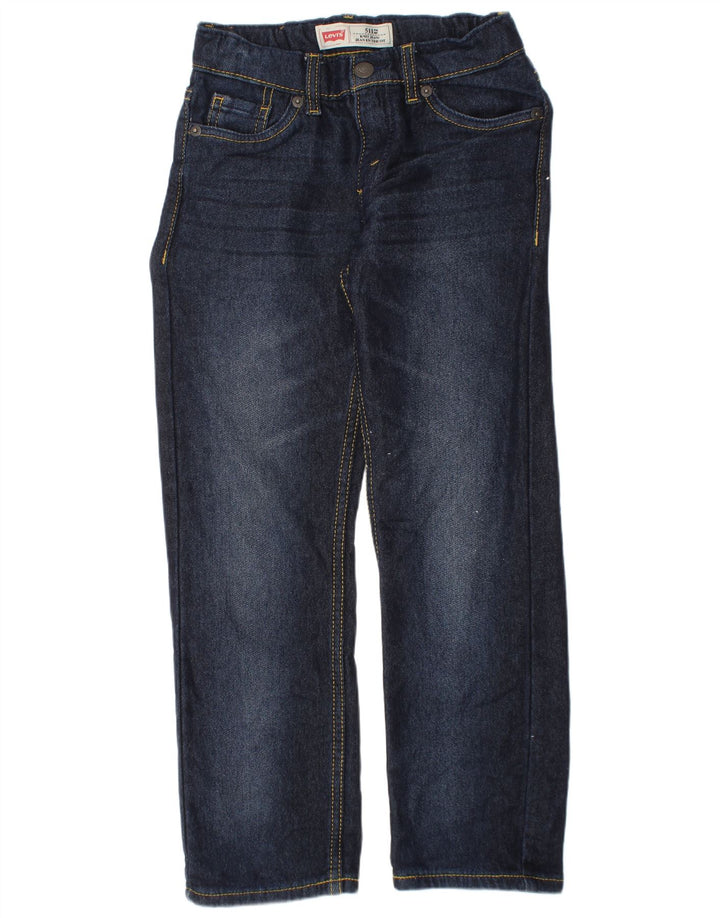 Джинсы Levi's 511 Slim для мальчиков 6–7 лет W24 L22, синий хлопок