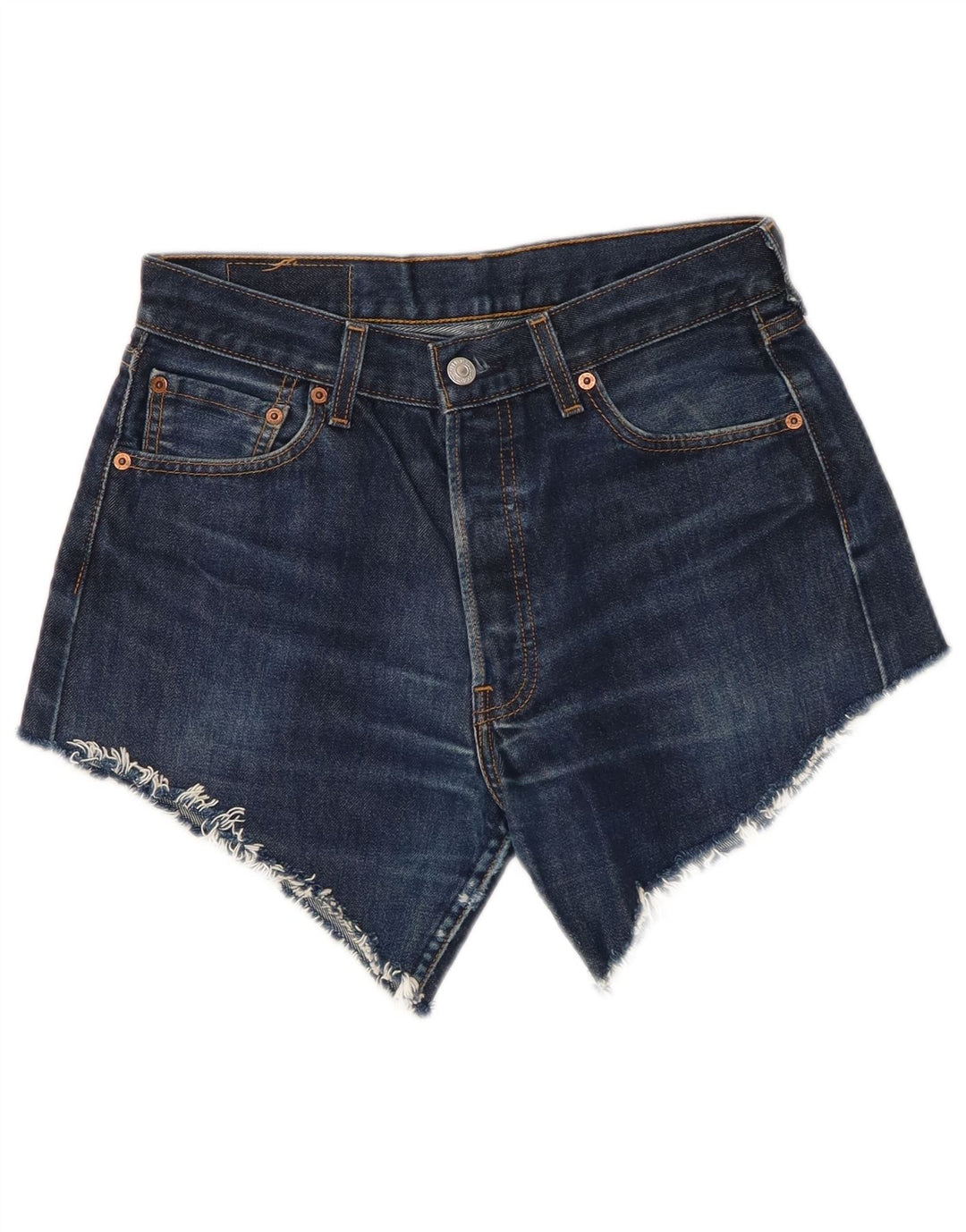 Женские джинсовые шорты Levi's 501 W30, средние синие