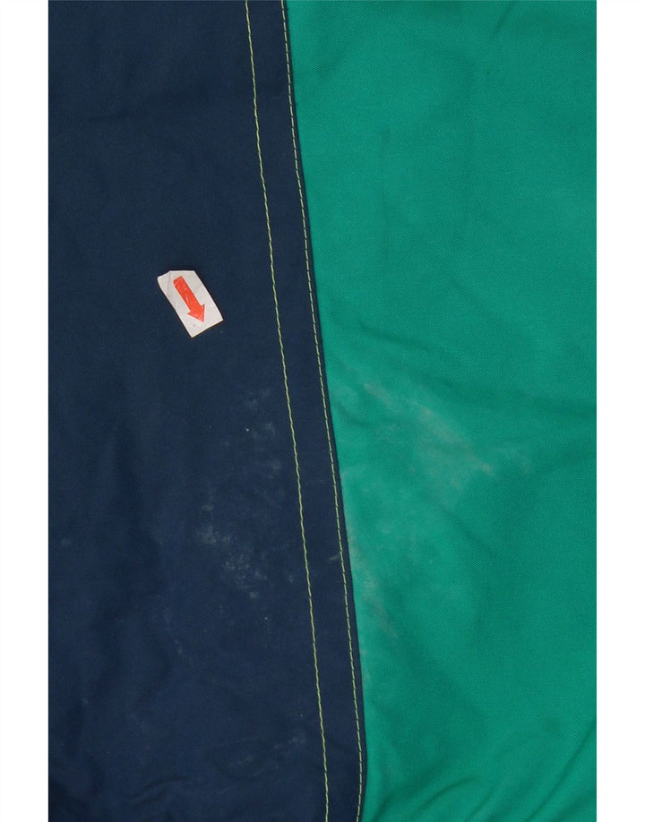 Мужская лыжная куртка Colmar с капюшоном IT 52, большая зеленая с цветными блоками