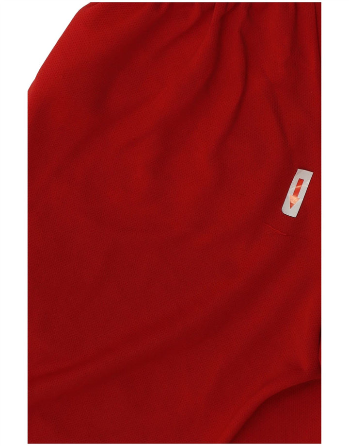 Спортивные шорты Nike Dri Fit с графическим рисунком для мальчиков, 10–11 лет, средний красный полиэстер