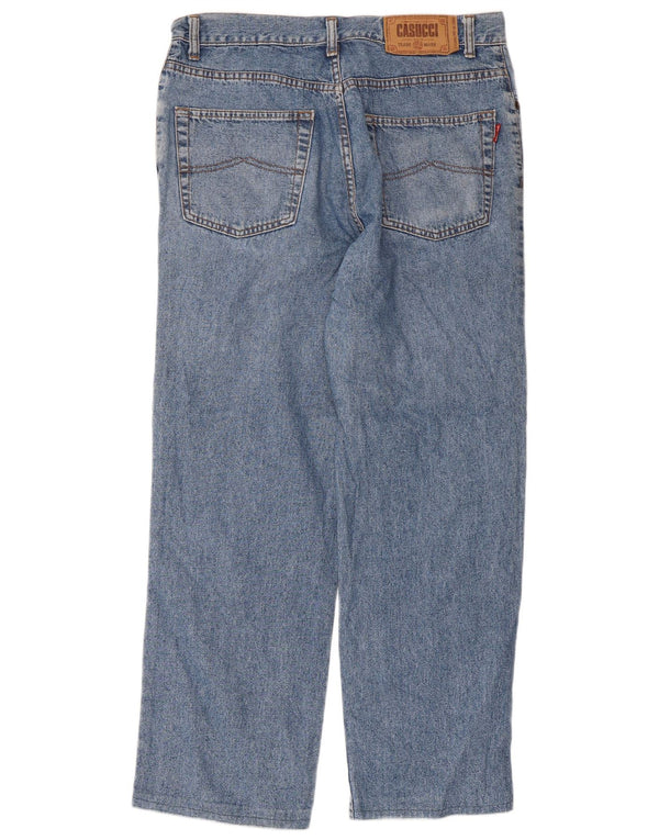 Мужские прямые джинсы Casucci W32 L28, синие, хлопок