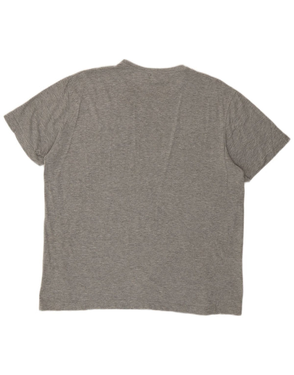 KAPPA Женская футболка с рисунком Top UK 18 XL Серый хлопок