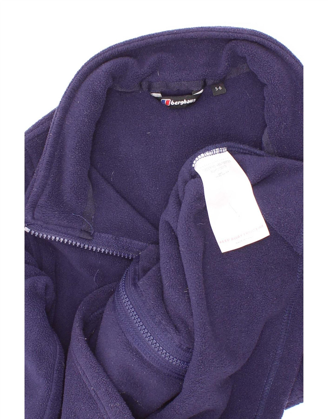Флисовая куртка Berghaus для мальчиков 5–6 лет, темно-синяя, полиэстер