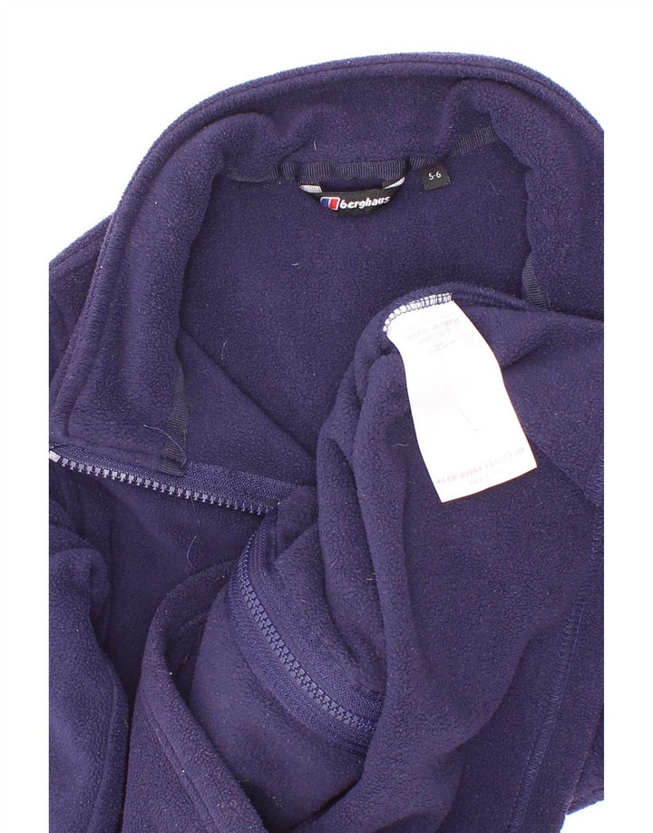 Флисовая куртка Berghaus для мальчиков 5–6 лет, темно-синяя, полиэстер