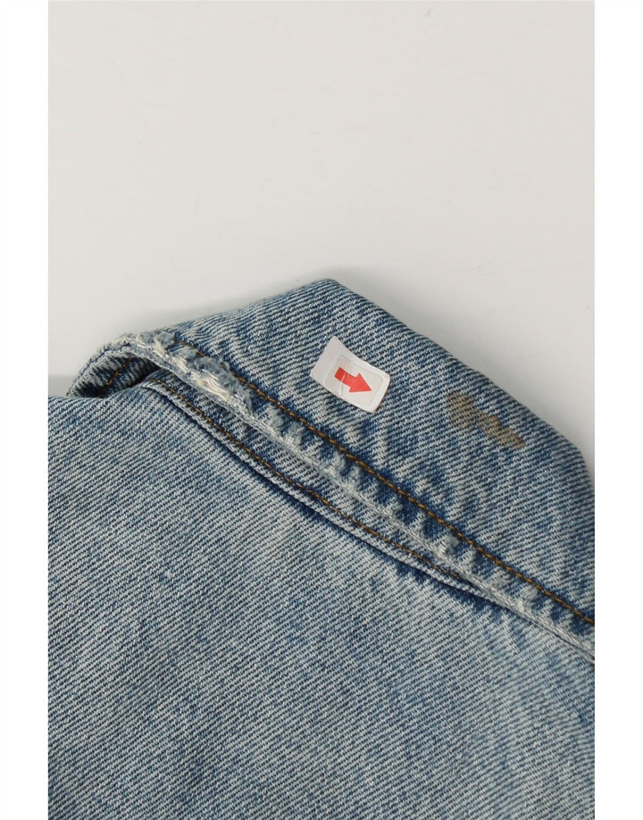 Женская джинсовая куртка Zara UK 14, средний синий