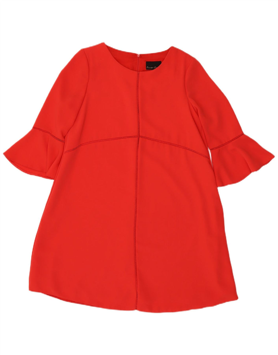 PHASE EIGHT Womens Long Sleeve Tent Dress UK 10 Small  Red Polyester