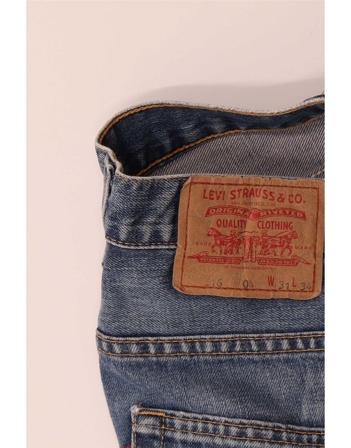 Женские джинсы Levi's 516 Bootcut W31 L34 Синие, хлопок