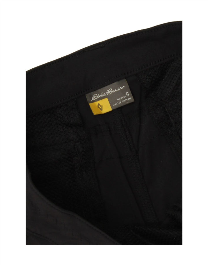 EDDIE BAUER Womens Cargo Capri Trousers US 4 Small W30 L20 Black Vintage Eddie Bauer and Second-Hand Eddie Bauer from Messina Hembry 