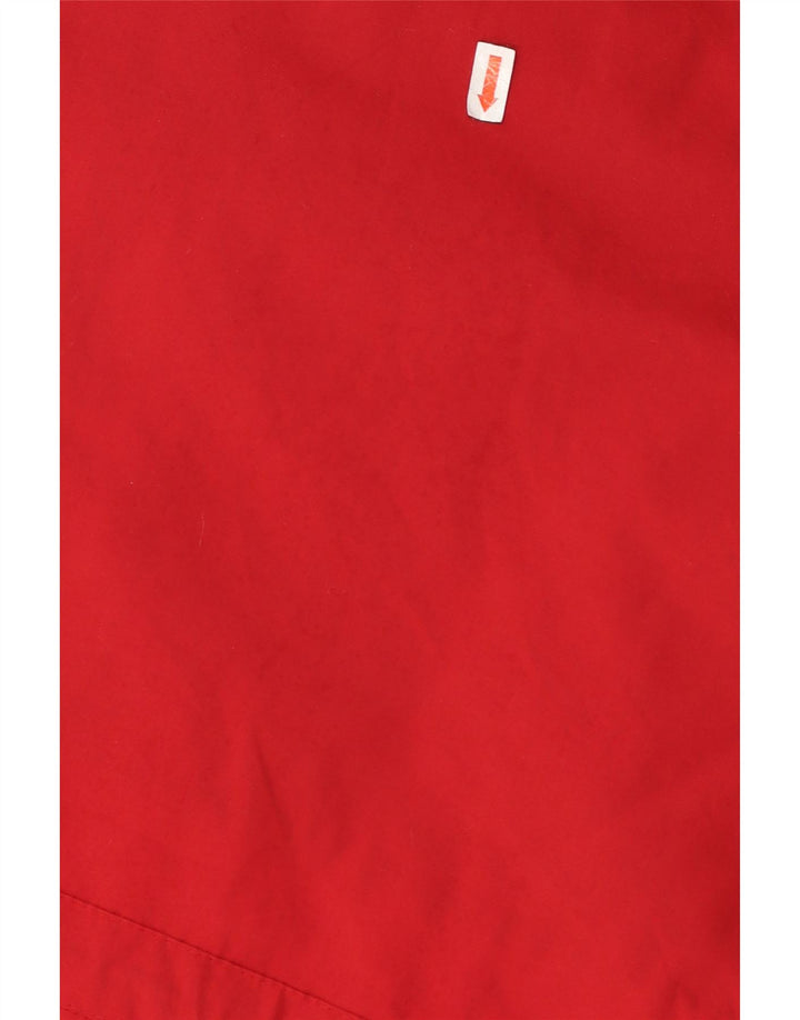 EDDIE BAUER Womens Petite Oversized Windbreaker Jacket UK 14 Medium Red Vintage Eddie Bauer and Second-Hand Eddie Bauer from Messina Hembry 