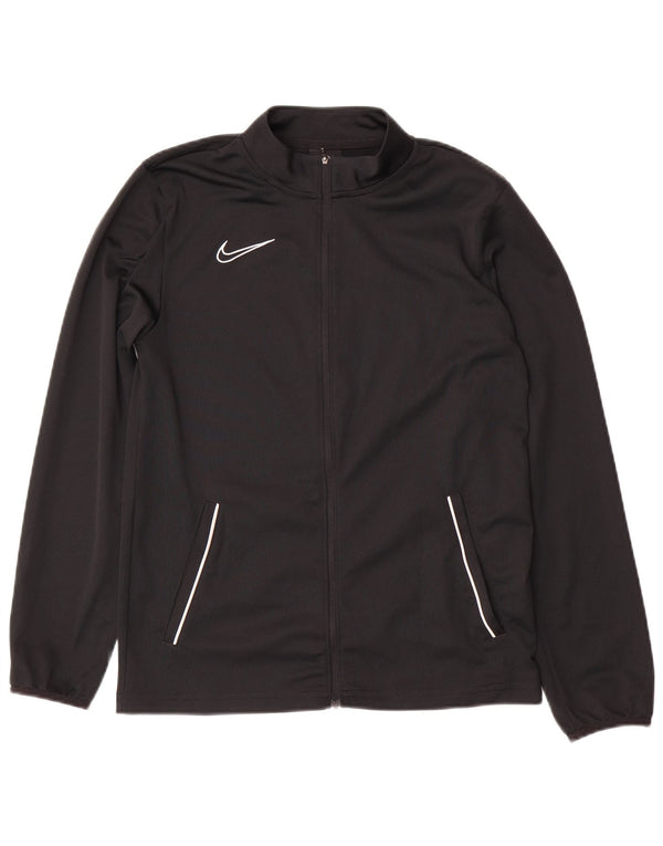 Спортивный костюм NIKE для мальчиков Dri Fit, верхняя куртка, 13–14 лет, размер XL, черный полиэстер