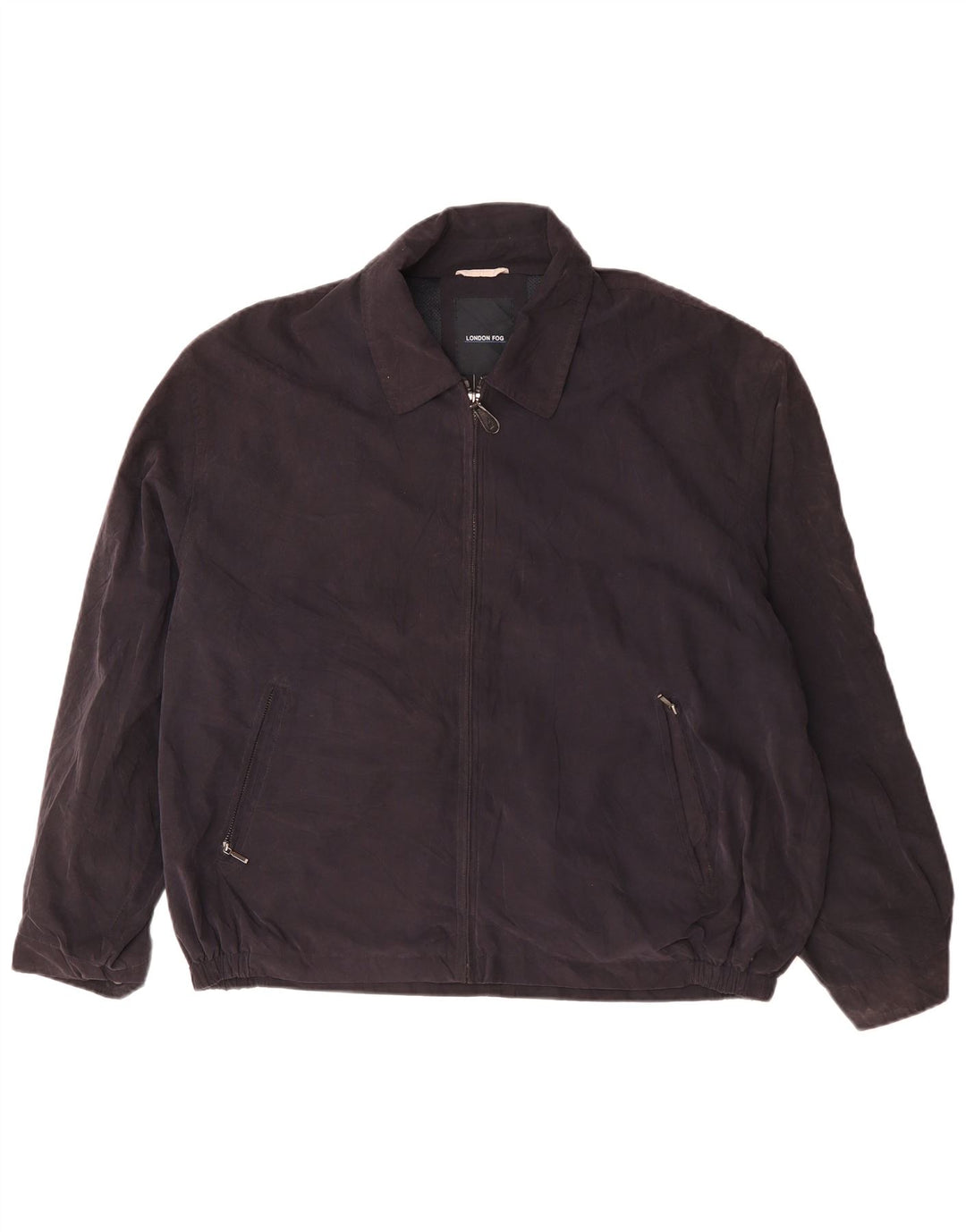 Мужская куртка-бомбер LONDON FOG UK 42 XL Темно-синий полиэстер