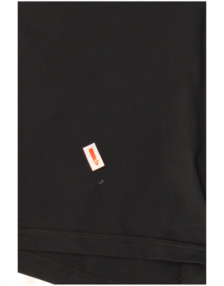 Женские спортивные шорты Nike Dri Fit с графическим рисунком UK 12, средний черный полиэстер