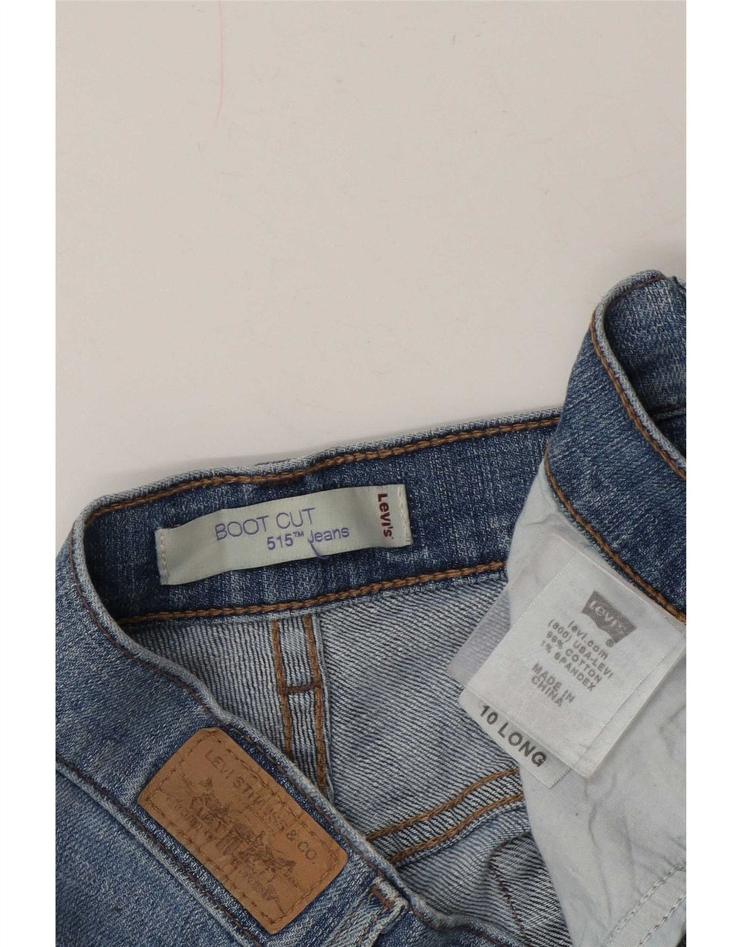 Женские джинсовые шорты Levi's 515, размер США 10, большой размер W34, синий хлопок