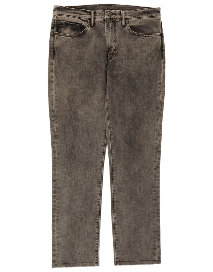 Мужские джинсы Levi's 511 Slim W34 L31 Серые хлопковые
