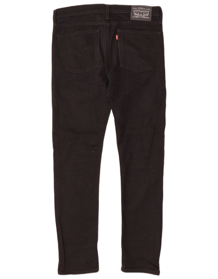 Мужские узкие джинсы Levi's W32 L32, черный хлопок