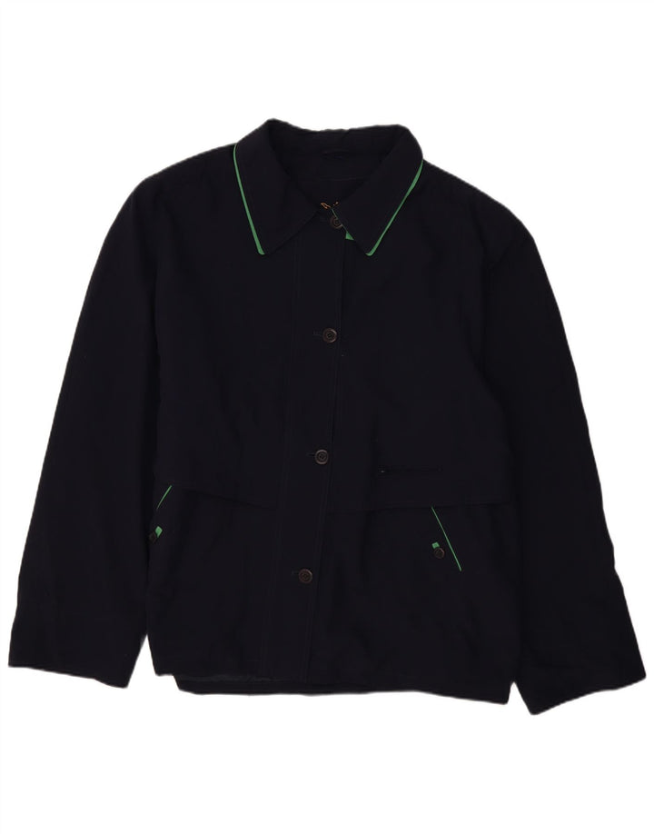 BIAGGINI Женский бомбер оверсайз IT 50 XL Темно-синий Полиэстер