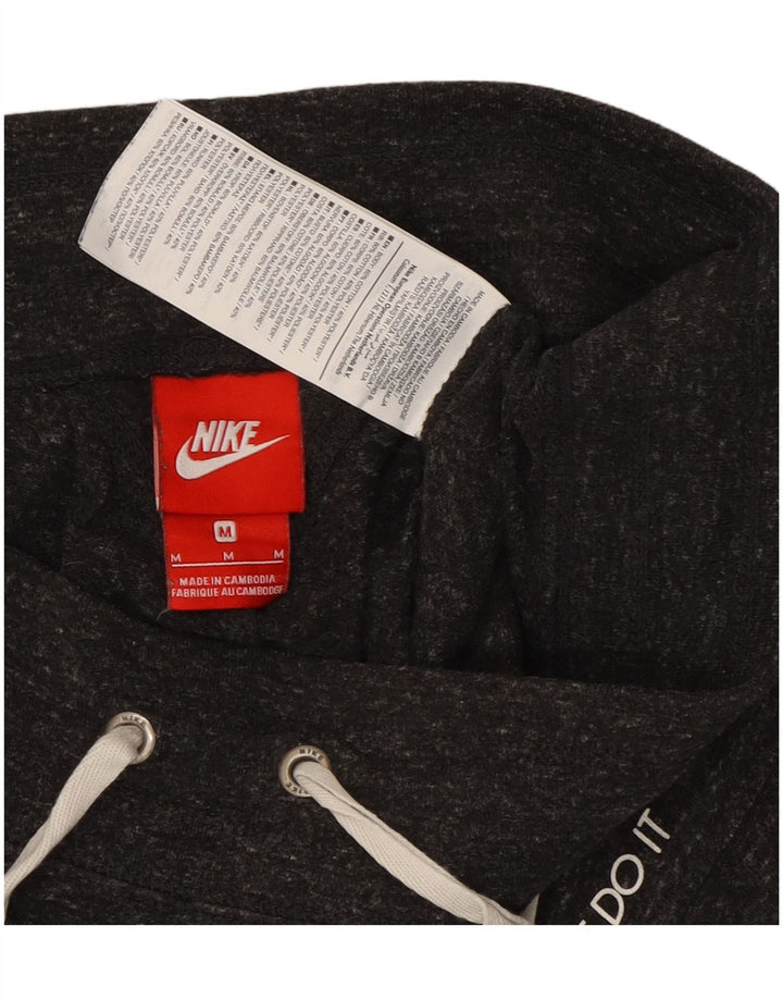 Женские спортивные шорты Nike UK 12, хлопок среднего серого цвета с крапинками