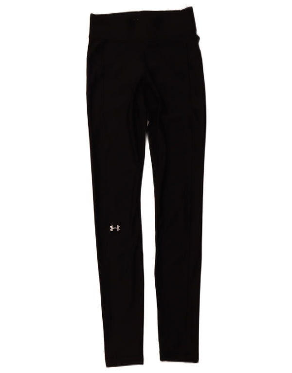 Женские леггинсы UNDER ARMOR UK 4 XS, полиэстер, черные