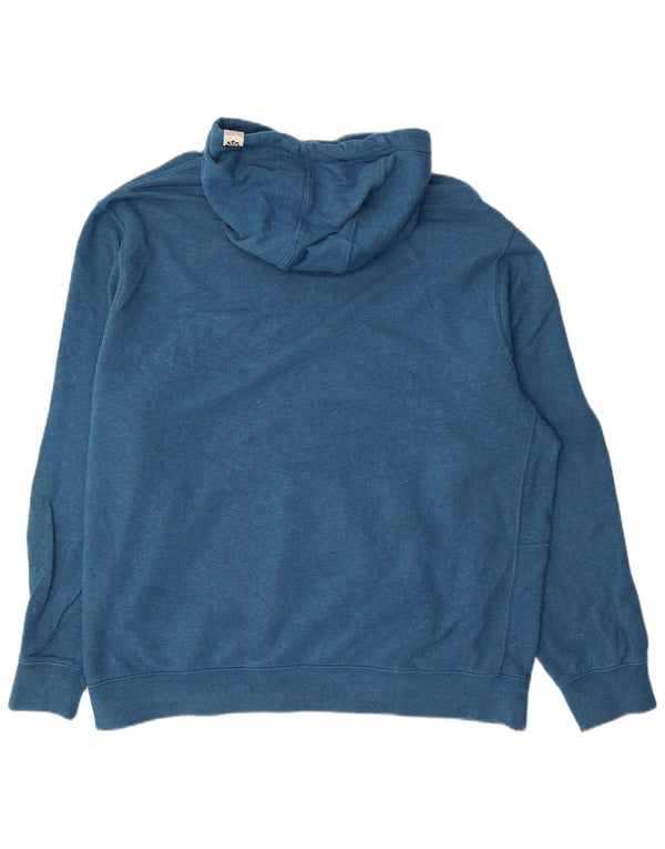Мужской джемпер с капюшоном Nike 2XL, синий хлопок
