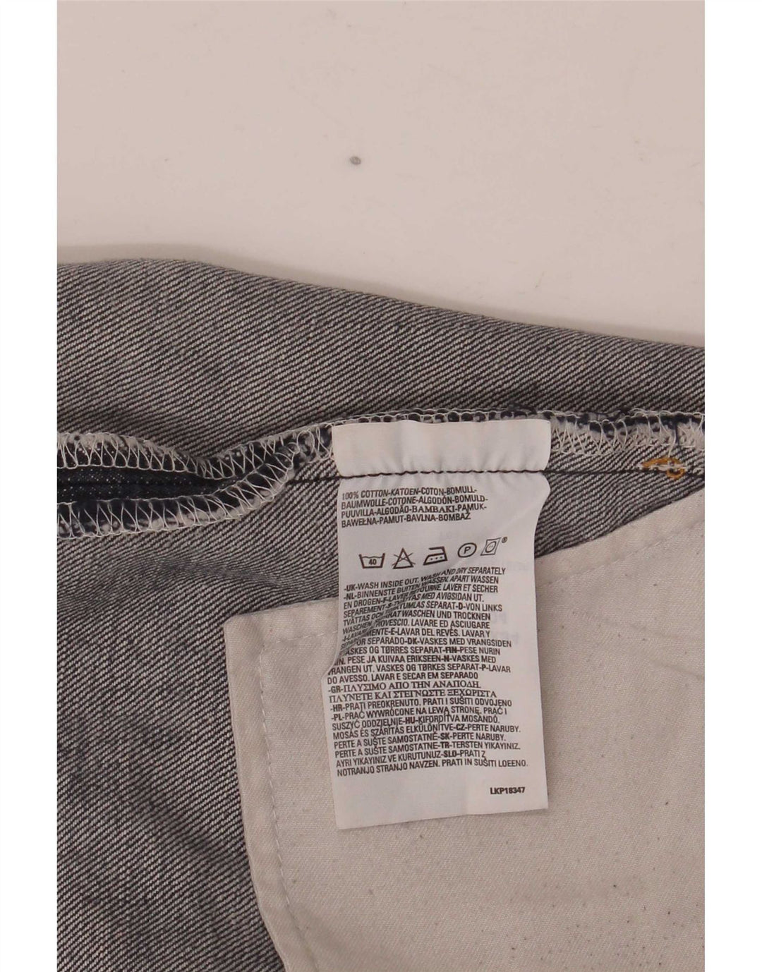 Мужские укороченные прямые джинсы Levi's W31 L25 темно-синие, хлопок