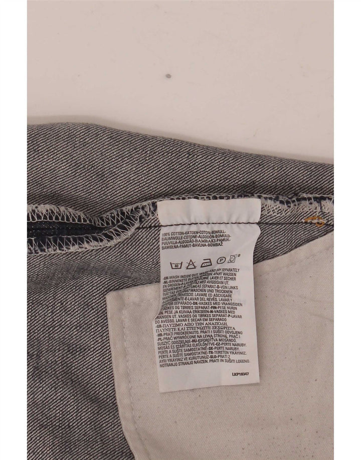 Мужские укороченные прямые джинсы Levi's W31 L25 темно-синие, хлопок