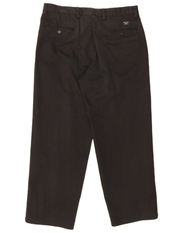 Мужские прямые брюки-чиносы Dockers W34 L27, черные, хлопковые
