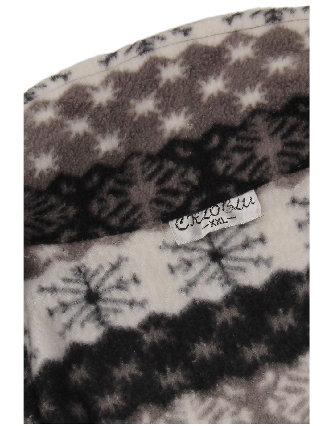 Мужская флисовая куртка VINTAGE UK 44 2XL серая Fair Isle