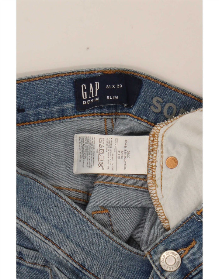 Женские узкие джинсы Gap W31 L29, синие, хлопок