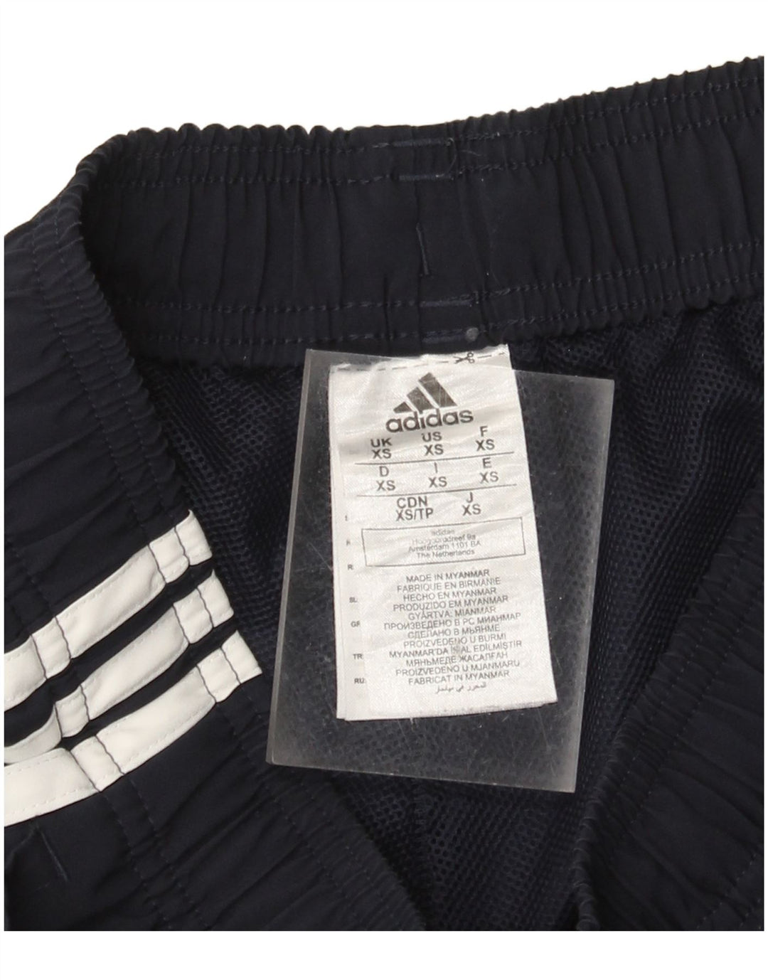 Мужские спортивные шорты ADIDAS XS темно-синие из полиэстера