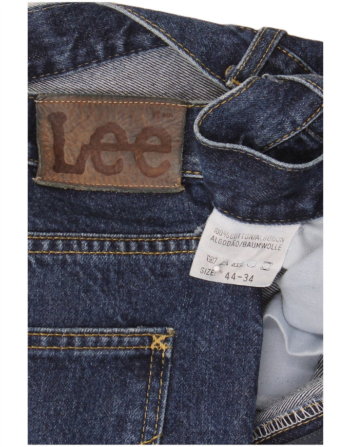Мужские прямые джинсы Lee W44 L27 темно-синие, хлопок